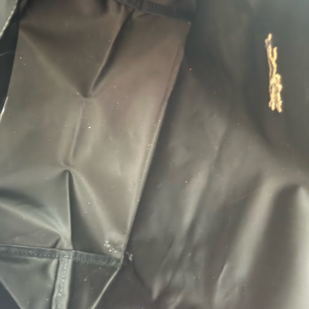 Longchamp Black Tote with Yellow Trim - Picture 5 of 12
